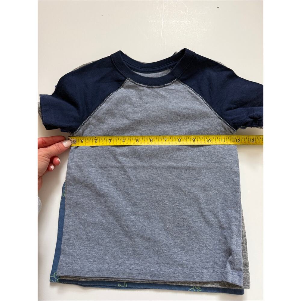 Bundle Cat & Jack Boys Tees Size 3T Navy and Gray Short-Sleev - Picture 13 of 13